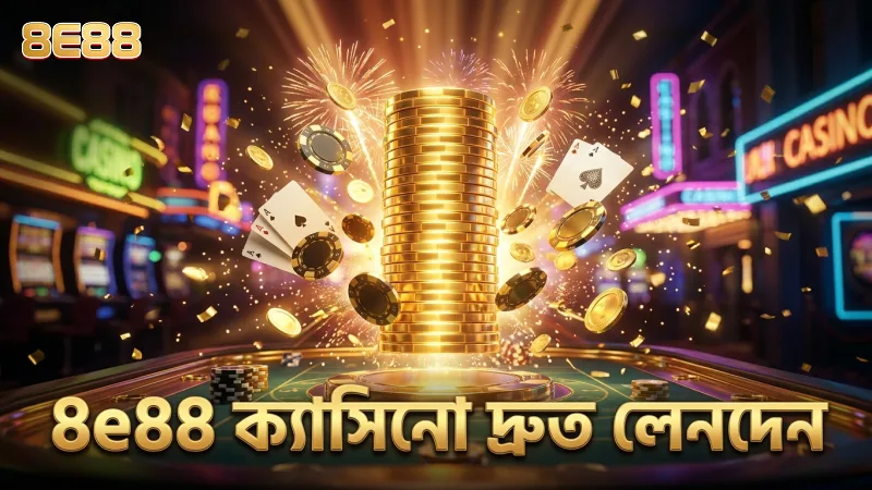 8e88 ক্যাসিনো দ্রুত অর্থ লেনদেন নিশ্চিত করে রাখে