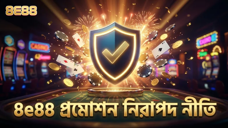 8e88 প্রমোশন নিরাপদ ও ফেয়ার ব্যবহারের জন্য স্পষ্ট নীতি রয়েছে।