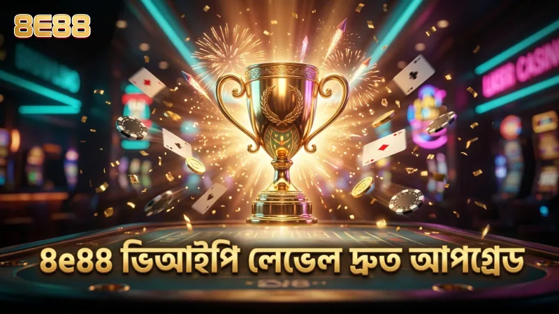 8e88 ভিআইপি লেভেল দ্রুত আপগ্রেড করতে নিয়মিত প্লে করুন