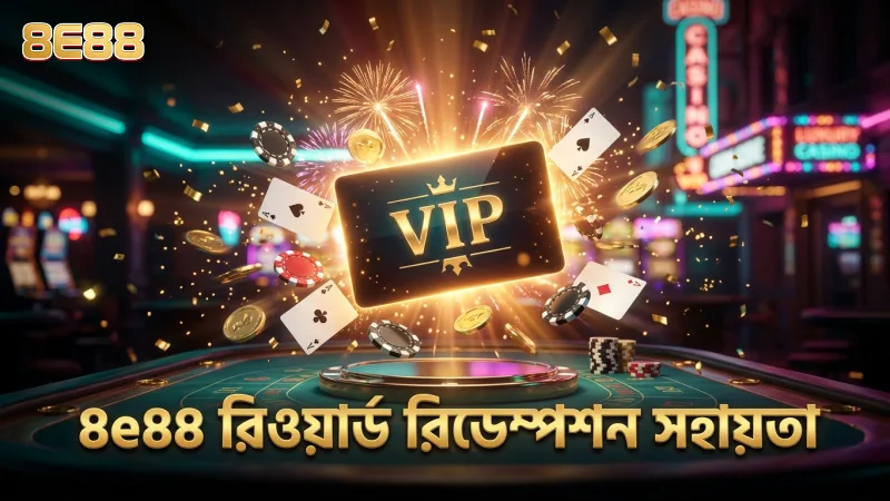 রিওয়ার্ড রিডেম্পশন সমস্যায় 8e88 সাপোর্ট টিমের সাহায্য নিন