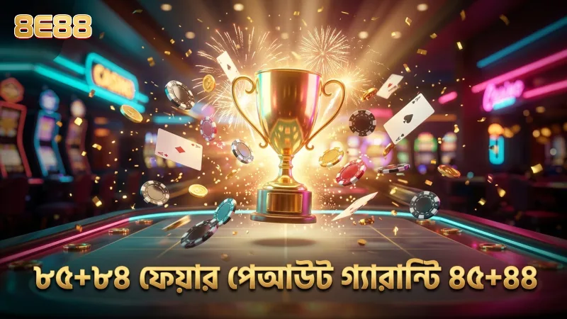 8e88 ব্র্যান্ডের ফেয়ার পেআউট মাল্টিপ্লায়ার গেমিং অভিজ্ঞতা।