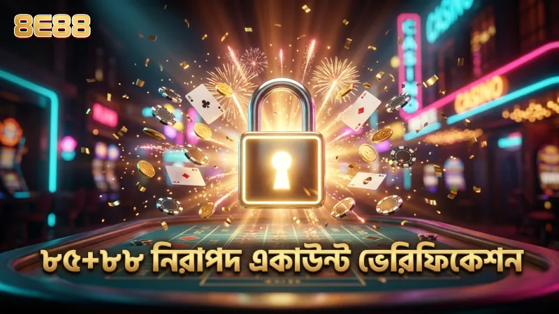 নিরাপদ একাউন্ট ভেরিফিকেশনে 8e88 এর প্রাধান্য।