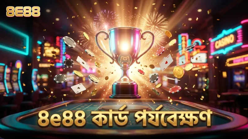 কার্ড ডিল পর্যবেক্ষণে 8e88 এর বুদ্ধিমত্তা কাজে লাগে।