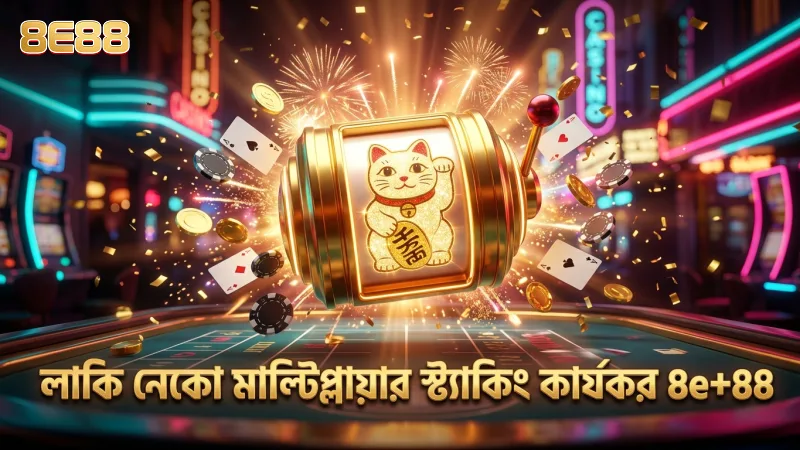 লাকি নেকো বোনাস রাউন্ডে মাল্টিপ্লায়ার স্ট্যাকিং ব্যবহারের কার্যকারিতা