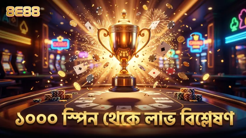 ১০০০ স্পিন ডেটা থেকে মানি কামিং এর লাভজনকতা নিরূপণ করা হয়েছে।