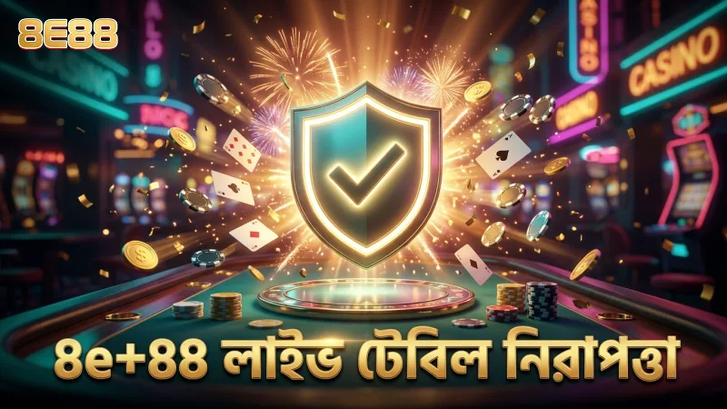 লাইভ টেবিল নিরাপত্তা এবং 8e88 এর বিশ্বস্ত প্রযুক্তি।